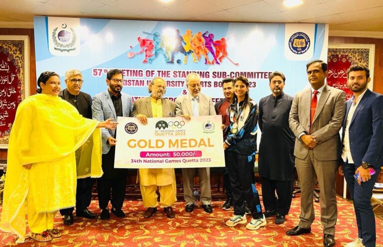 HEC Awards Student Players for Performance in 34th National Games