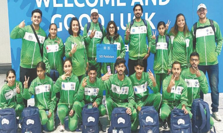 Pakistan Contingent Arrives in Italy for 16th World Winter Special Games