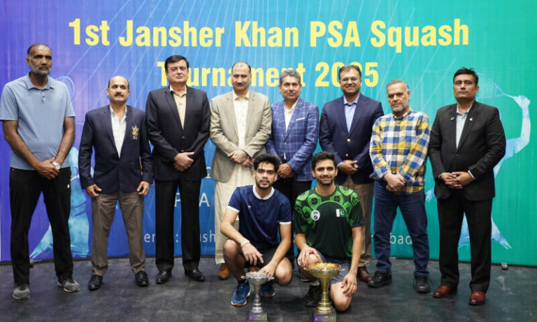 Mohammad Ammad Clinches Jansher Khan PSA Squash Tournament Title Mohammad Ammad Clinches Jansher Khan PSA Squash Tournament Title