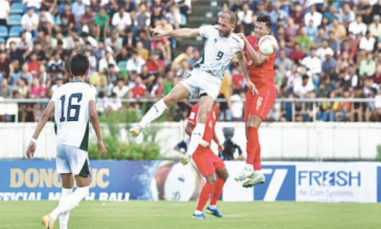 Fading Asian Cup Hopes for Pakistan as Myanmar Clinch Victory