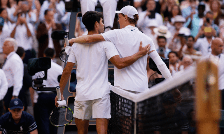 Alcaraz Praises Rival Sinner After Wimbledon Final Defeat Alcaraz Praises Rival Sinner After Wimbledon Final Defeat