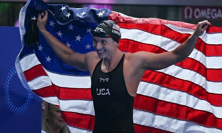 Katie Ledecky Extends Record with 22nd World Gold