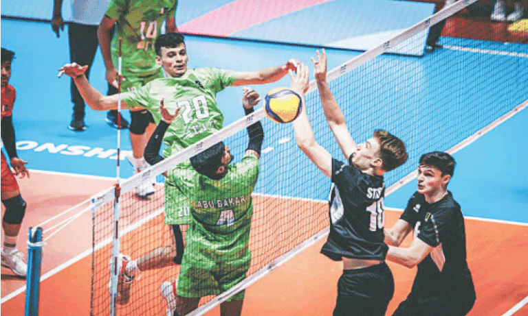 Pakistan Dominate Uzbekistan 3-0 in U-19 Volleyball Championship