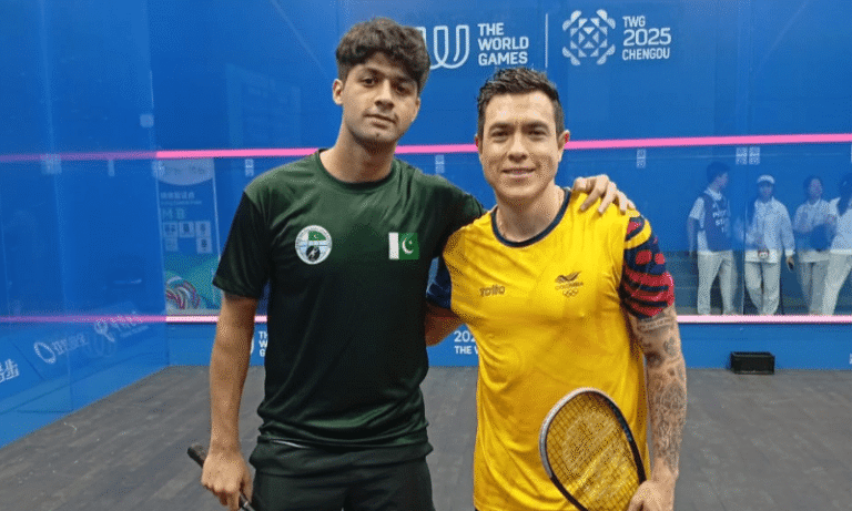 Noor Zaman Falls in World Games Thriller