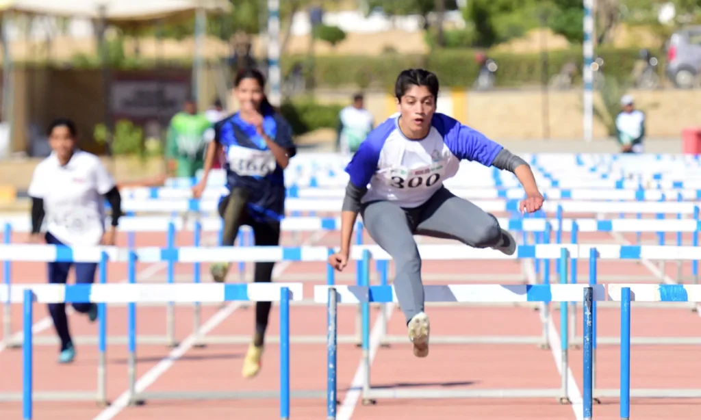 Hamza Asif and Faiqa Riaz Shine at 35th National Games
